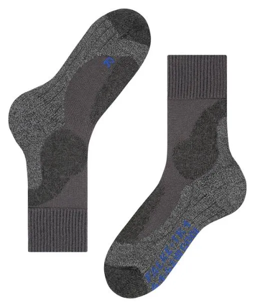 Women TK1 Adventure Cool Women Trekking Socks Asphalt Mel FALKE Hiking Socks