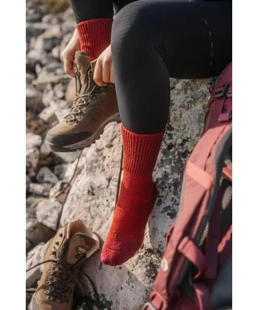 Women TK1 Adventure Wool Women Trekking Socks Scarlet FALKE Hiking Socks
