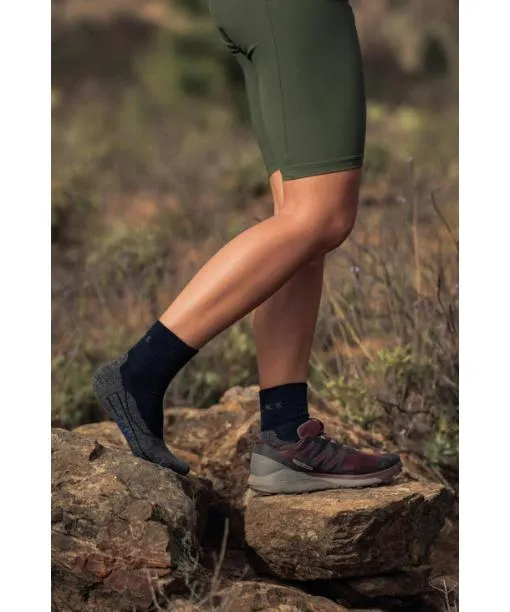 Women TK2 Explore Cool Short Women Trekking Short Sock Navy FALKE Hiking Socks