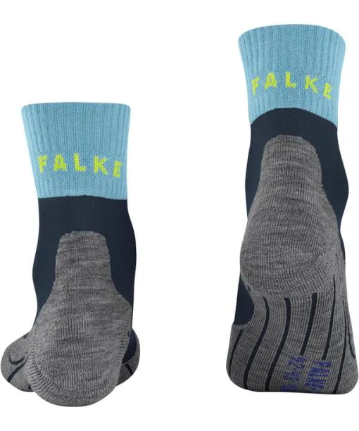 Women TK2 Explore Cool Short Women Trekking Short Sock Navy FALKE Hiking Socks