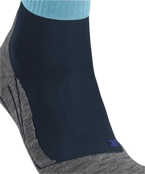 Women TK2 Explore Cool Short Women Trekking Short Sock Navy FALKE Hiking Socks