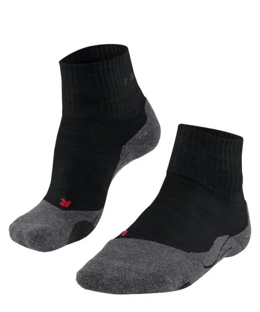 Women TK2 Explore Short Women Trekking Short Sock Black FALKE Hiking Socks