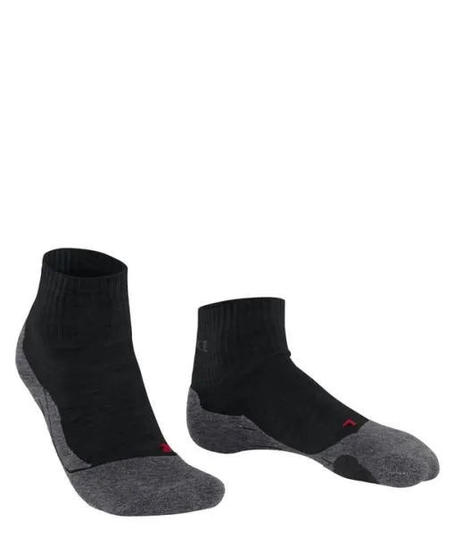 Women TK2 Explore Short Women Trekking Short Sock Black FALKE Hiking Socks