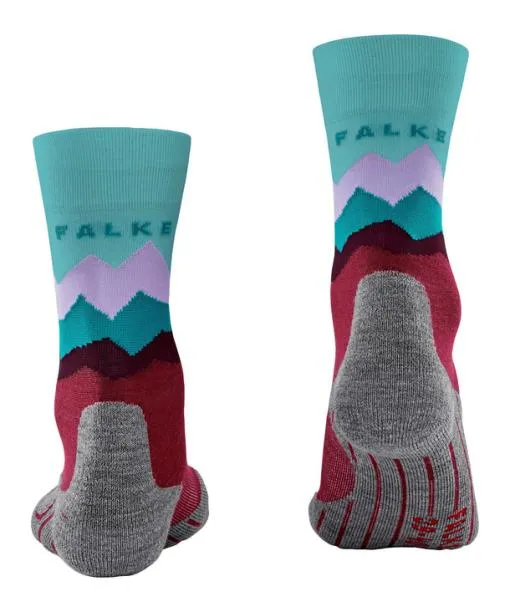 Women TK2 Explore Women Trekking Socks Cranberry FALKE Hiking Socks