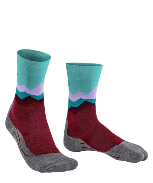 Women TK2 Explore Women Trekking Socks Cranberry FALKE Hiking Socks