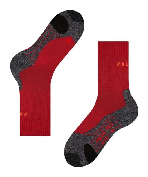 Women TK2 Explore Women Trekking Socks Ruby FALKE Hiking Socks