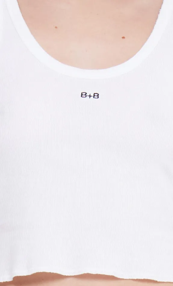 Women Tops Bec Bridge BB RIB TANK Ivory