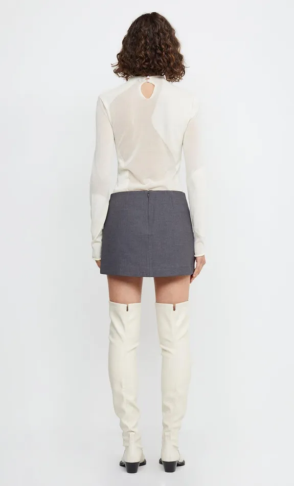 Women Tops Bec Bridge DOROTHY KNIT SKIVVY Ivory