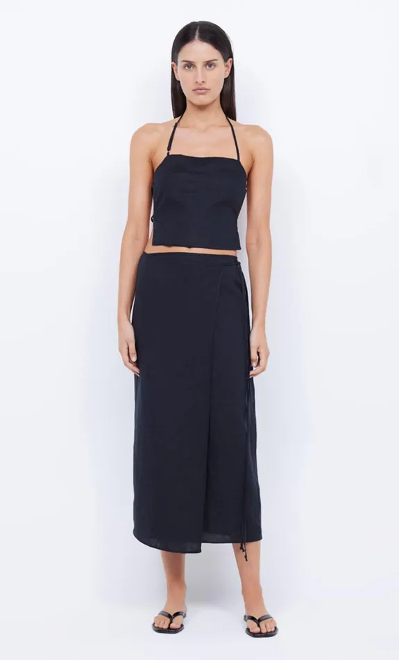 Women Tops Bec Bridge JAYDEN APRON TOP Black