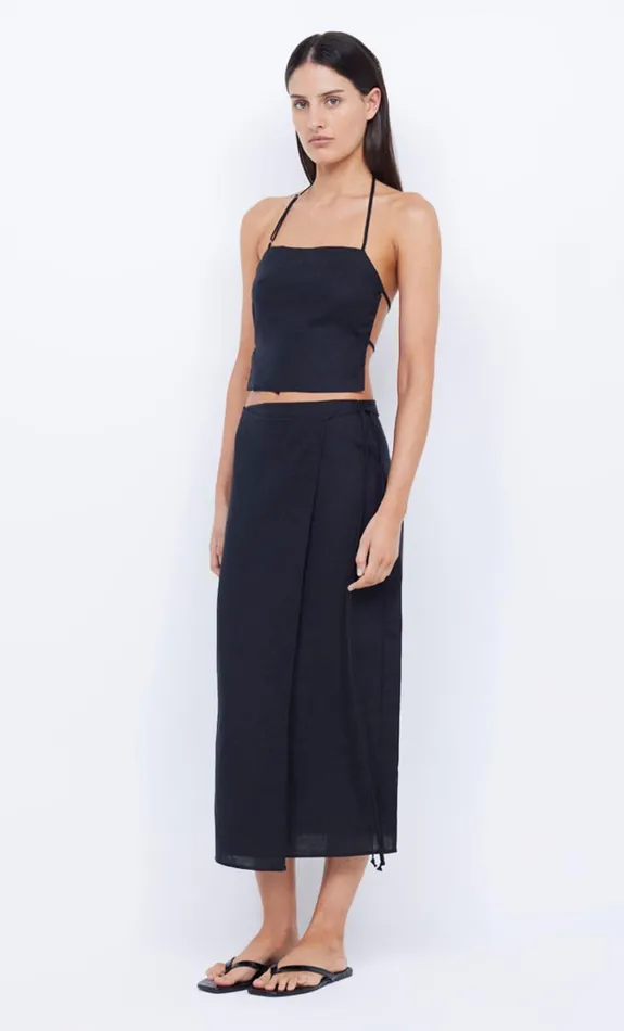 Women Tops Bec Bridge JAYDEN APRON TOP Black