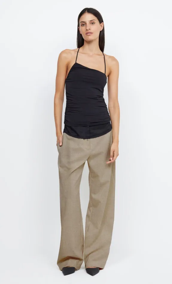 Women Tops Bec Bridge MONTANA ASYMMETRIC TOP Black