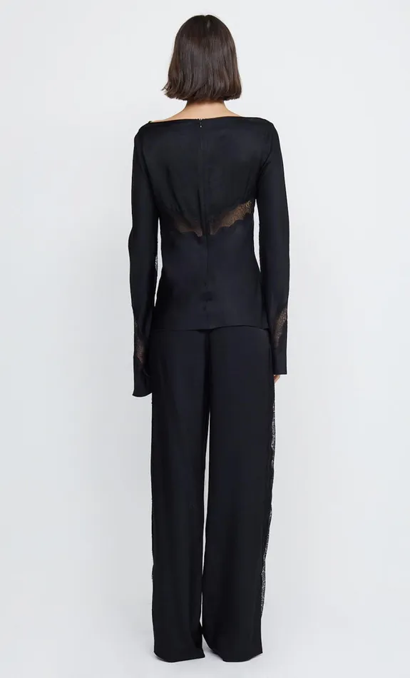 Women Tops Bec Bridge SPENCER LONG SLEEVE TOP Blackblack