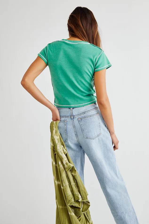Women Tops Free People Tourist Tee Waikiki