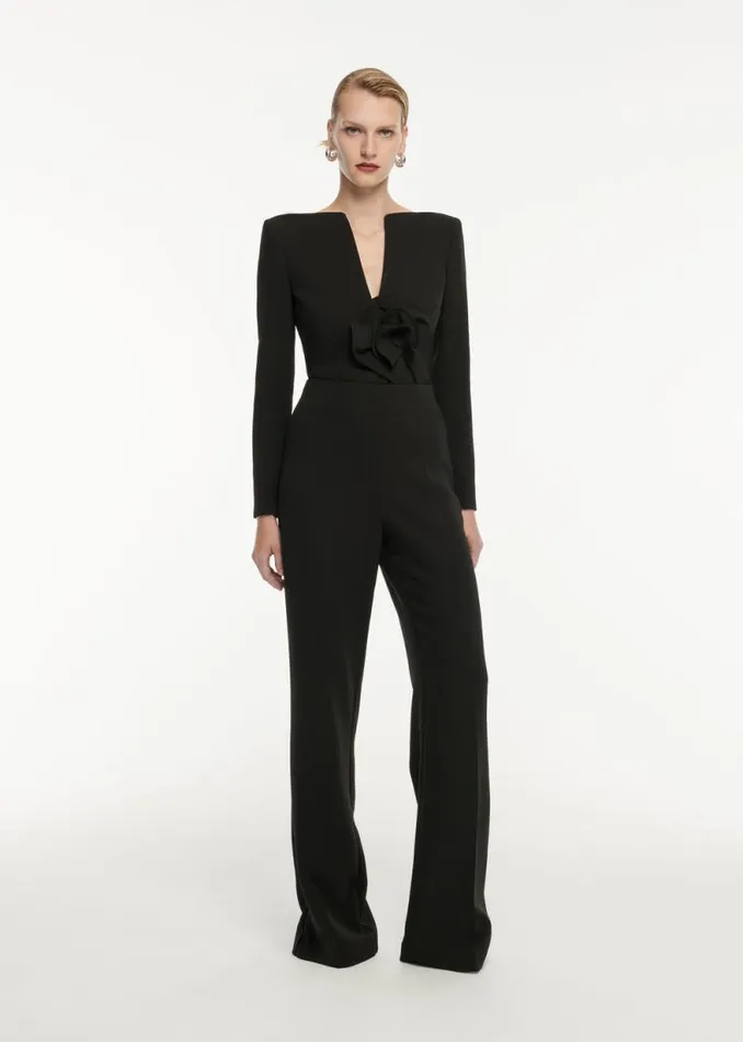Women Tops Roland Mouret Flower Detail Cady Top