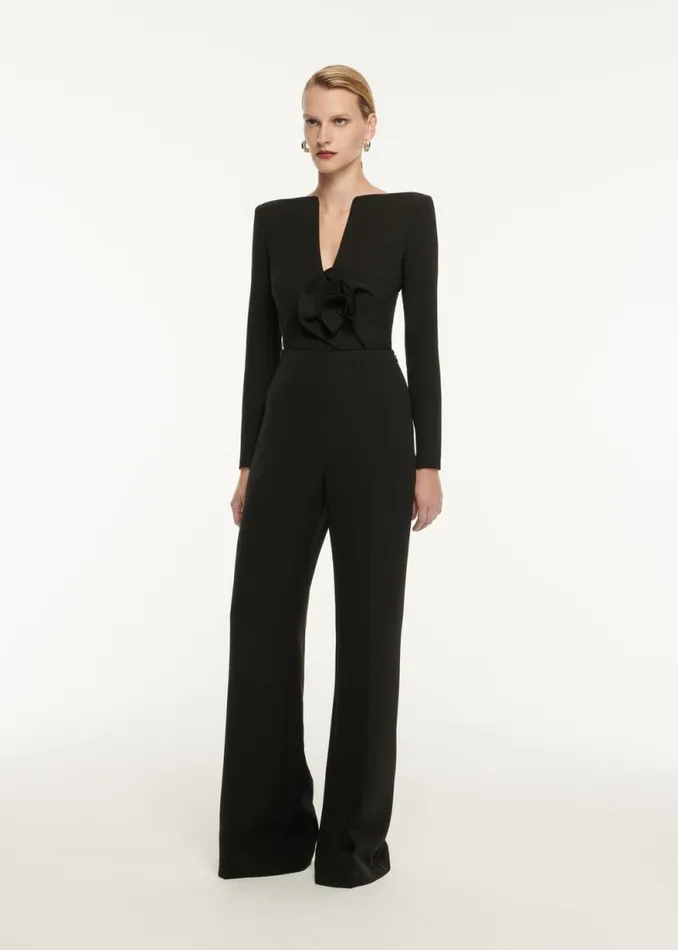 Women Tops Roland Mouret Flower Detail Cady Top