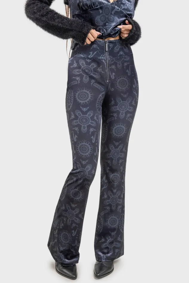Women Trousers and Jeans Killstar Half Vamp High Waist Trousers