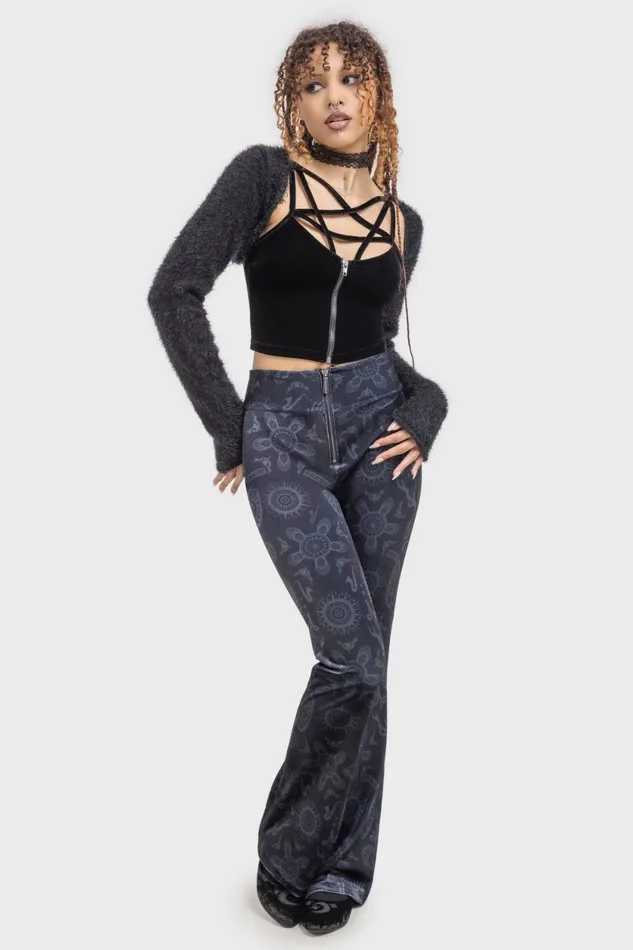 Women Trousers and Jeans Killstar Half Vamp High Waist Trousers