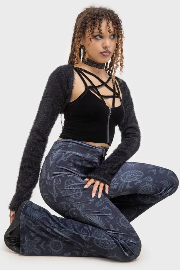 Women Trousers and Jeans Killstar Half Vamp High Waist Trousers