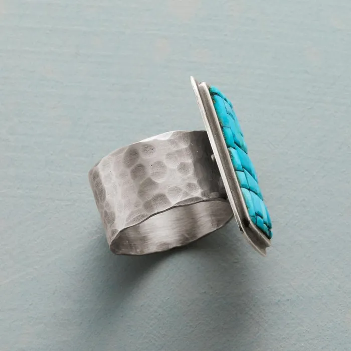 Women Turquoise Cobblestone Ring Sundance Catalog Rings Women Turquoise Cobblestone Ring Sundance Catalog Rings