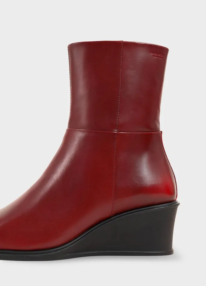 Women Vagabond Boots AINO BOOTS Red Brushoff Leather