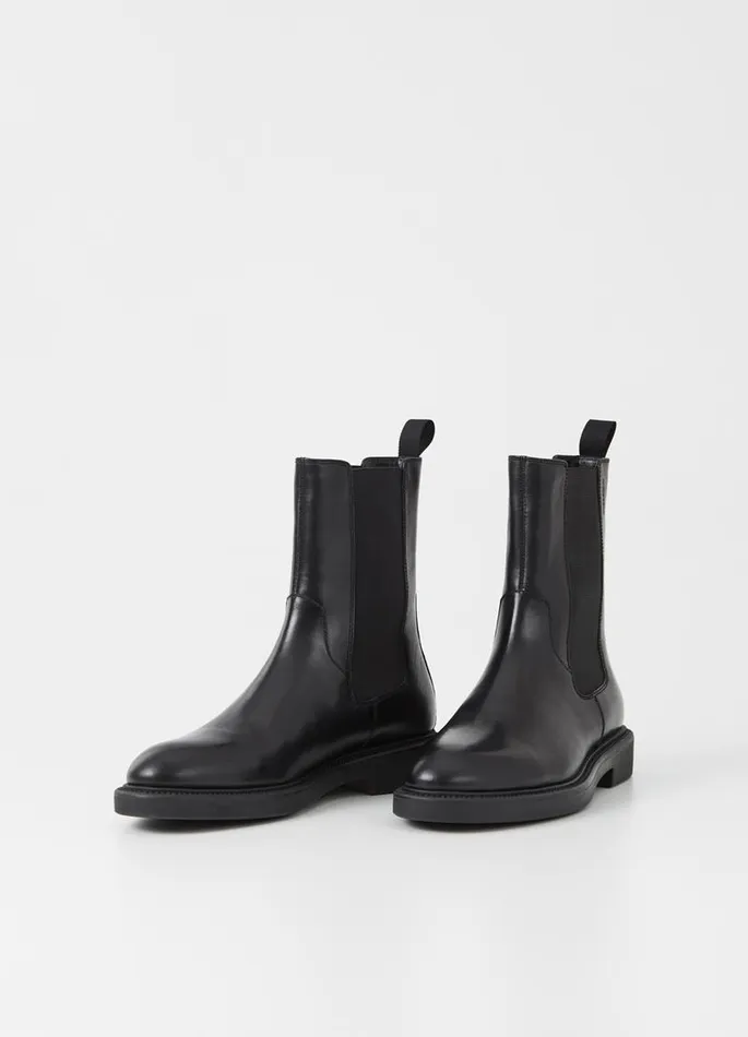 Women Vagabond Boots ALEX W BOOTS Black Leather