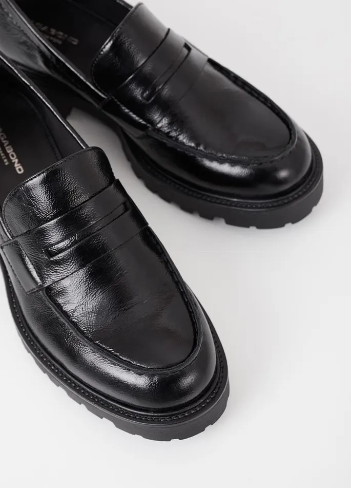 Women Vagabond Loafers KENOVA LOAFER Black Patent Leather