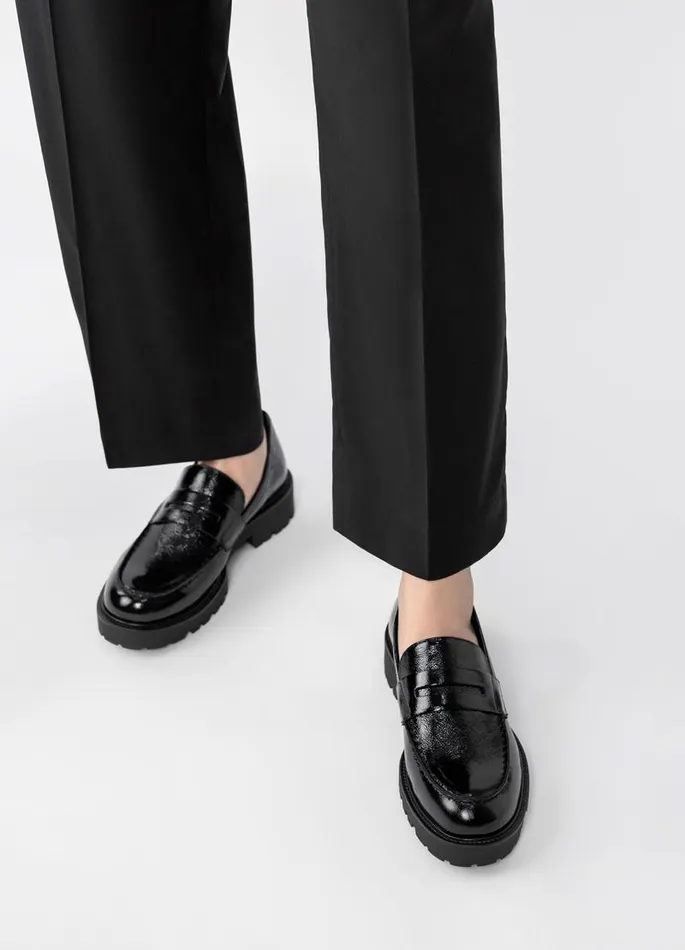 Women Vagabond Loafers KENOVA LOAFER Black Patent Leather