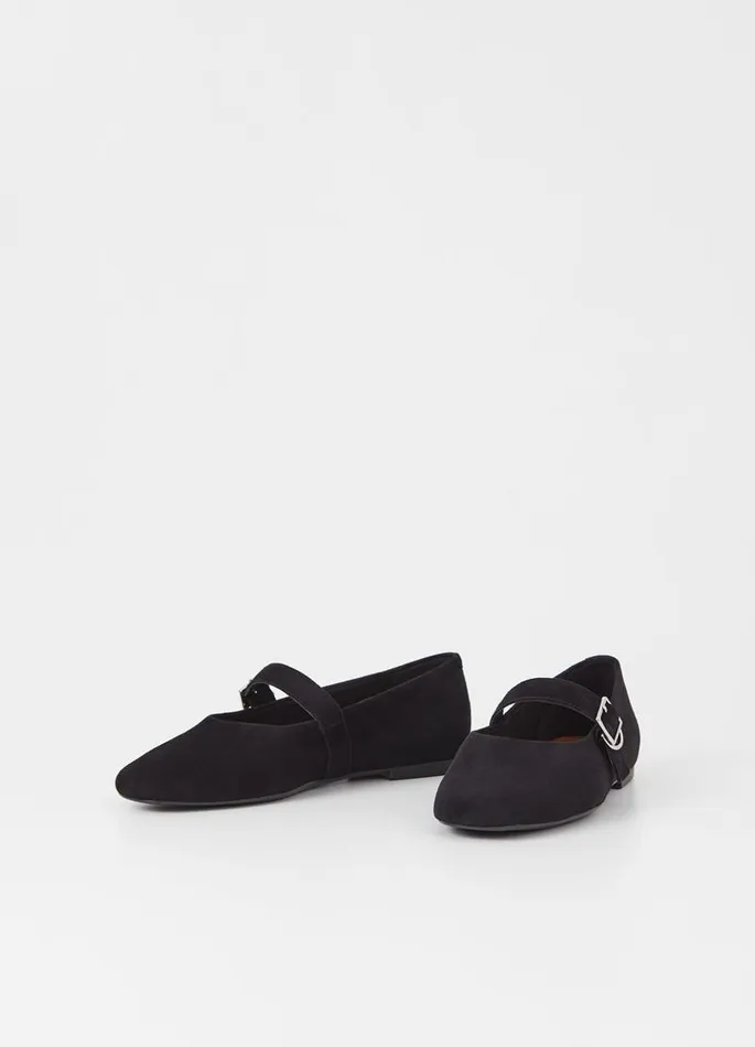 Women Vagabond Mary Janes JOLIN SHOES Black Suede