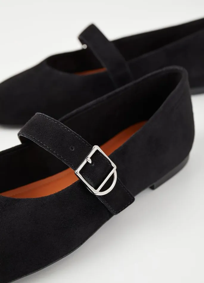 Women Vagabond Mary Janes JOLIN SHOES Black Suede