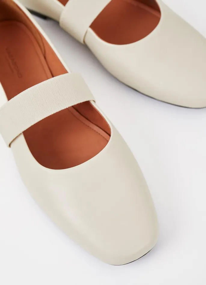 Women Vagabond Mary Janes JOLIN SHOES Offwhite Leather