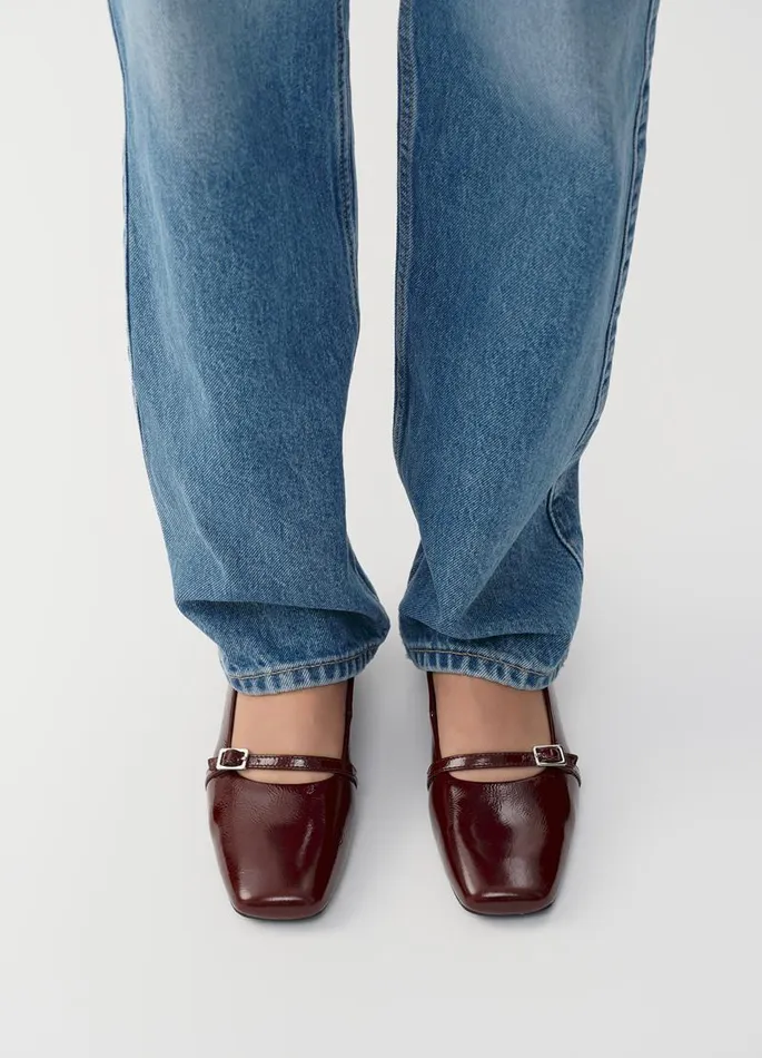 Women Vagabond Pumps DEBBI PUMPS Dark Red Patent Leather