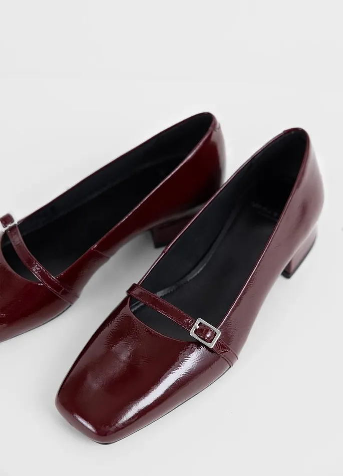 Women Vagabond Pumps DEBBI PUMPS Dark Red Patent Leather