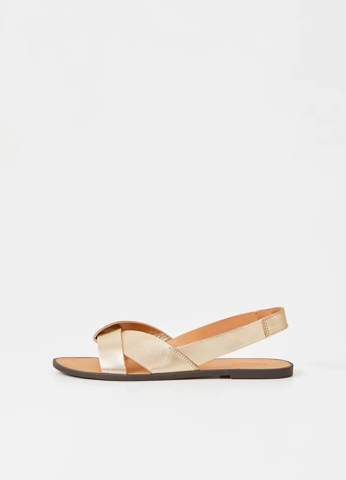 Women Vagabond Sandals TIA 20 SANDALS Gold Metallic Leather