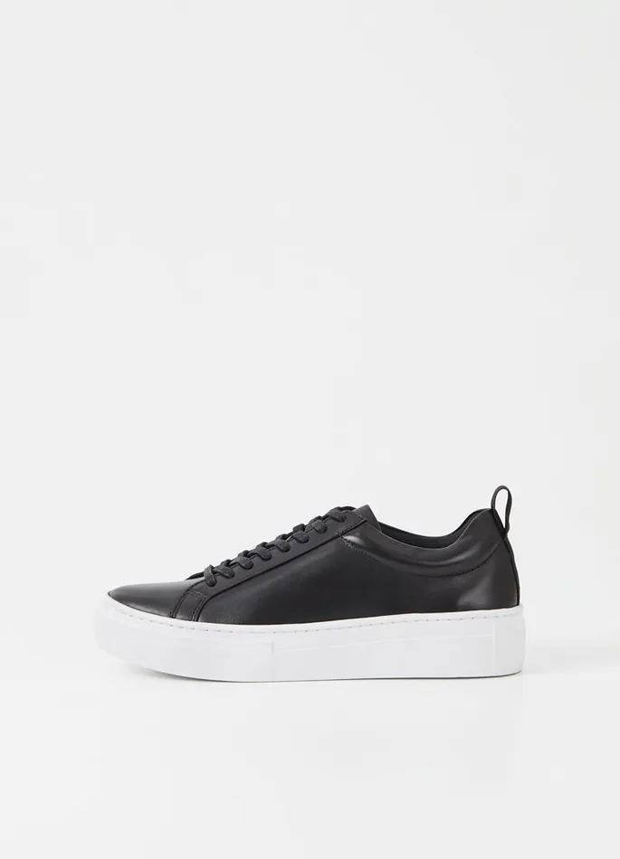 Women Vagabond Sneakers ZOE PLATFORM SNEAKERS Black Leather
