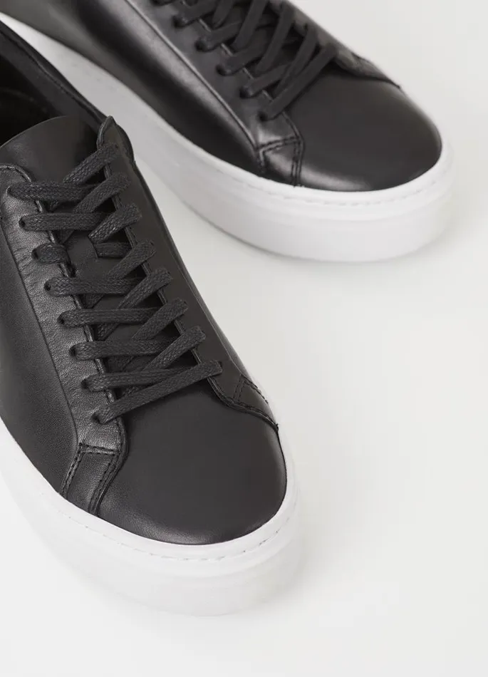 Women Vagabond Sneakers ZOE PLATFORM SNEAKERS Black Leather