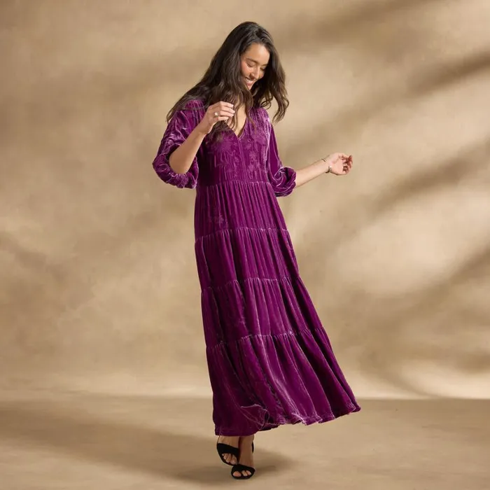 Women Velvet Dolman Tiered Dress Petite Sugarplum Sundance Catalog Petite Styles Women Velvet Dolman Tiered Dress Petite Sugarplum Sundance Catalog Petite Styles