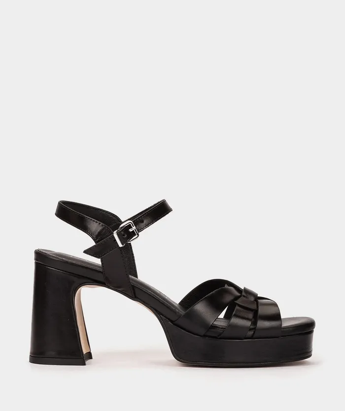 Women Verapaz Black 8211 Heeled Sandals Pedro Miralles