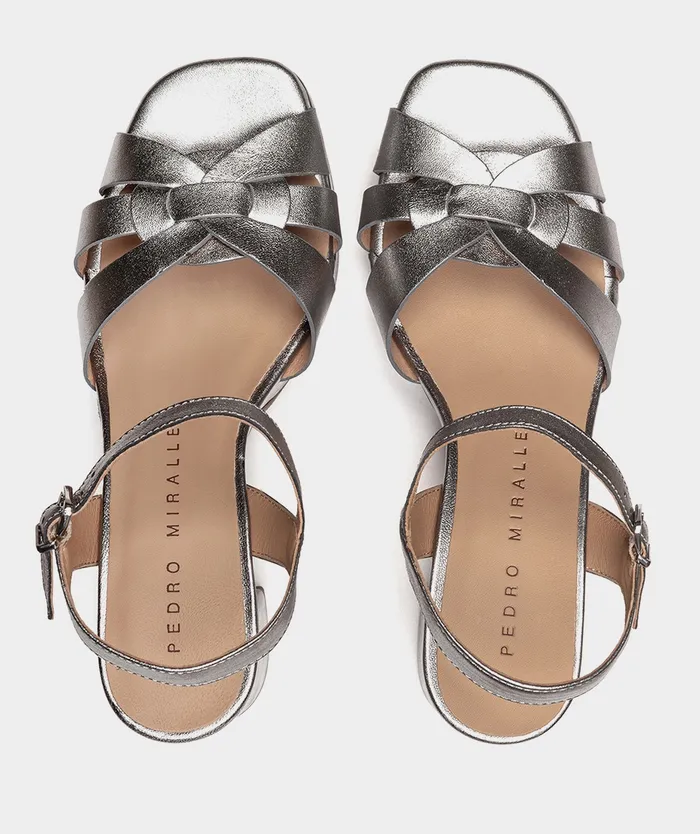 Women Verapaz Metallic 8211 Heeled Sandals Pedro Miralles