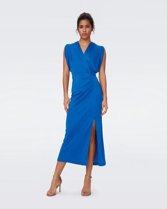 Women Williams Dress Sapphire Blue DVF Dresses