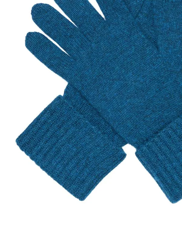 Women Women039s Ribbed Cashmere GlovesIn Lagoon Blue Lagoon Blue NPeal Gloves