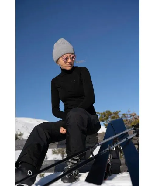 Women Women Long Sleeve Shirt Warm Black FALKE Long Sleeve Shirts