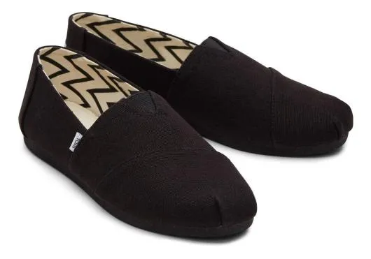 Women WomenAlpargata All Black Recycled Cotton Canvas Blackblack TOMS Alpargatas