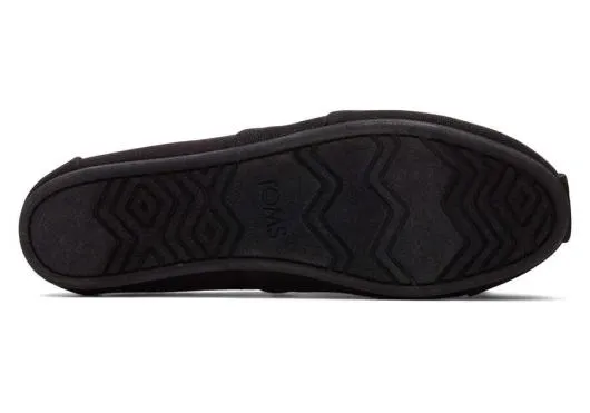 Women WomenAlpargata All Black Recycled Cotton Canvas Blackblack TOMS Alpargatas