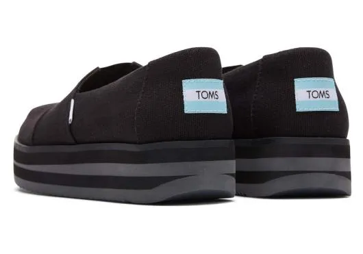 Women WomenAlpargata Black Midform Espadrille Black TOMS Alpargatas