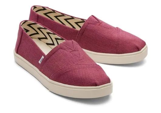 Women WomenAlpargata Cupsole Rose Heritage Canvas Slip On Vintage Rose TOMS Alpargatas