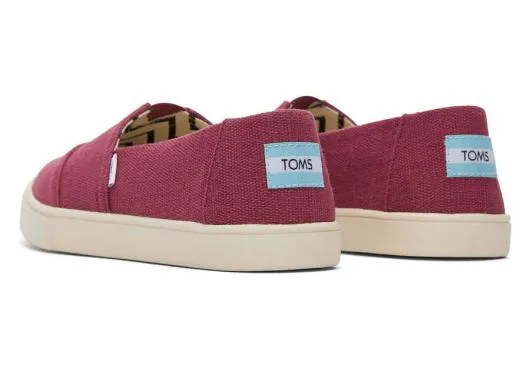 Women WomenAlpargata Cupsole Rose Heritage Canvas Slip On Vintage Rose TOMS Alpargatas