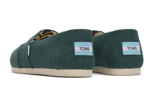 Women WomenAlpargata Green Heritage Canvas Dark Green TOMS Alpargatas