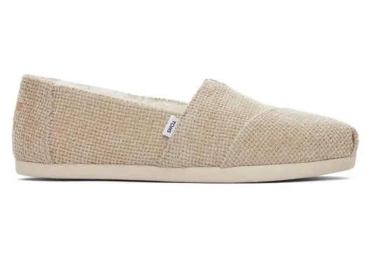 Women WomenAlpargata Oatmeal Chenille With Faux Fur Chenille Oatmeal TOMS Exclusives