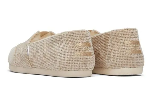 Women WomenAlpargata Oatmeal Chenille With Faux Fur Chenille Oatmeal TOMS Exclusives