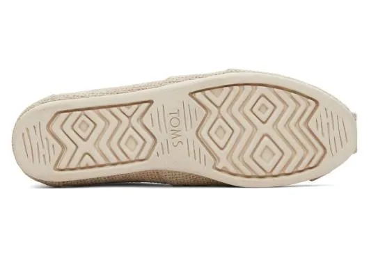 Women WomenAlpargata Oatmeal Chenille With Faux Fur Chenille Oatmeal TOMS Exclusives